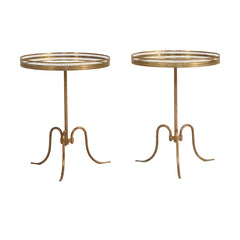 #1511 Pair of Tables in Brass by Lysberg, Hansen and Therp