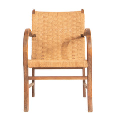 #1520 Lounge Chair in Woven Rope by Erich Dieckmann