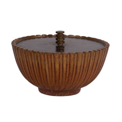 #1015 Stoneware Bowl w/Lid by Arne Bang