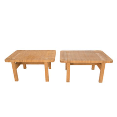 #1073 Pair of Stools by Borge Mogensen