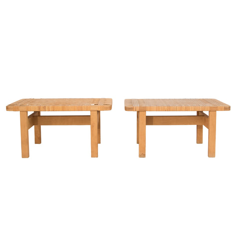 #1073 Pair of Stools by Borge Mogensen