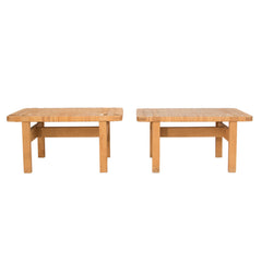 #1073 Pair of Stools by Borge Mogensen