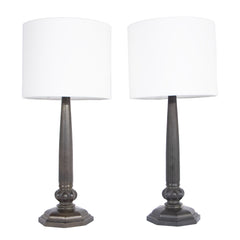 #1086 Pair of Just Andersen Table Lamps