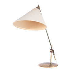 #1109 Table Lamp in Brass by TH Valentier