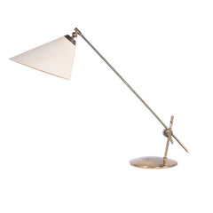 #1109 Table Lamp in Brass by TH Valentier