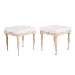 #1115 Pair of Gustavian Stools