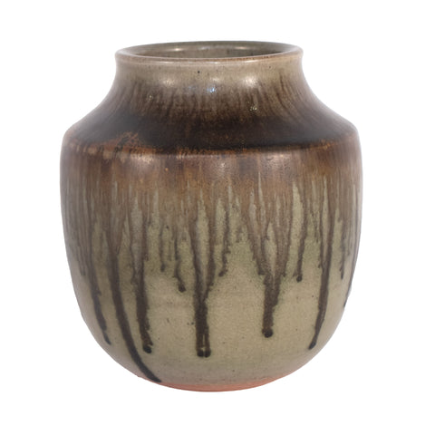 #1142 Stoneware Vase by Rolf Palm