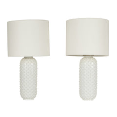 #1179 Pair of Stoneware Table Lamps by Gunnar Nylund,