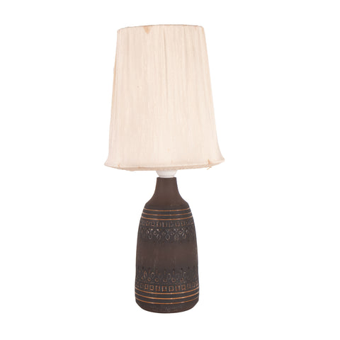 #1264 Stoneware Table Lamp by Ulla Winblad