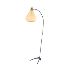 #1331 Floor Lamp in Metal with Acrylic Shade