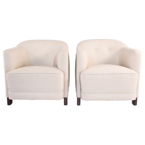#1392 Pair of Lounge Chairs