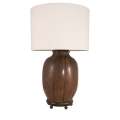 #13 Stoneware Table Lamp by Patrick Nordstrom