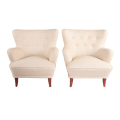 #140 Pair of Lounge Chairs by Ilmari  Lappalainen