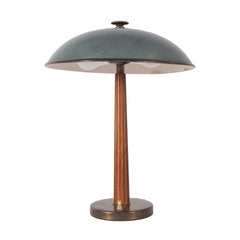#1407 Table Lamp in Brass and Wood by Erik Tidstrand