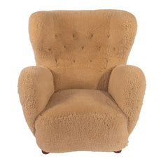 #1437 Lounge Chair in Sheep Skin