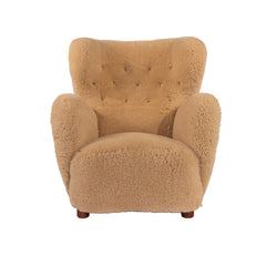 #1437 Lounge Chair in Sheep Skin