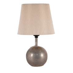 #1533 Table Lamp in Pewter by Nils Fougstedt