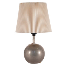 #1533 Table Lamp in Pewter by Nils Fougstedt