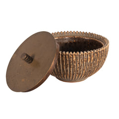 #1550 Stoneware Bowl with Lid by Arne Bang