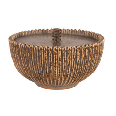#1550 Stoneware Bowl with Lid by Arne Bang