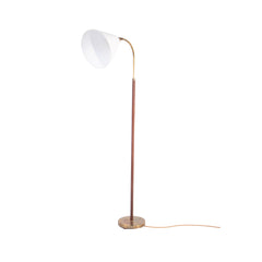 #228 Floor Lamp Wrapped in Leather