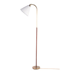 #228 Floor Lamp Wrapped in Leather