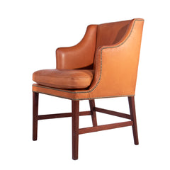 #231 Leather Arm Chair by Ole Wanscher,