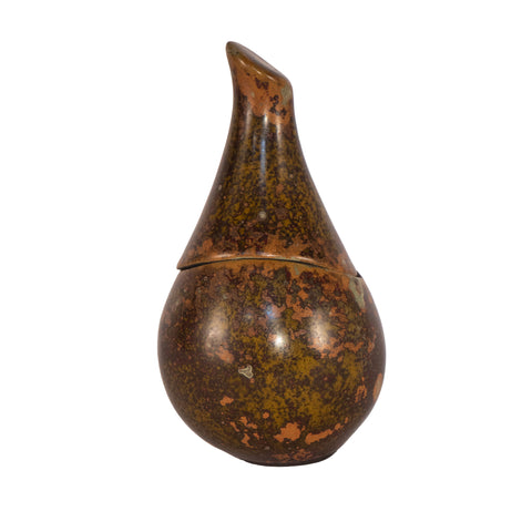 #251 Stoneware Jar w/Lid by Hans Hedberg