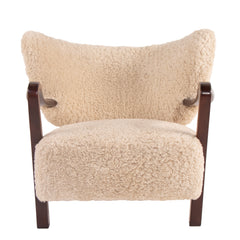 #283 Lounge Chair in Sheepskin by Viggo Boesen