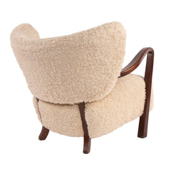 #283 Lounge Chair in Sheepskin by Viggo Boesen