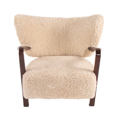 #283 Lounge Chair in Sheepskin by Viggo Boesen