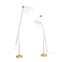 #327 Pair of Adjustable Floor Lamps by Hans Bergstrom