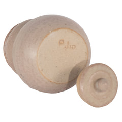 #341 Stoneware with Lid by Rolf Palm