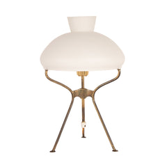 #359 Table Lamp in Glass and Brass by Bertil Brisborg