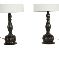 #489 Pair of Just Andersen Table Lamps