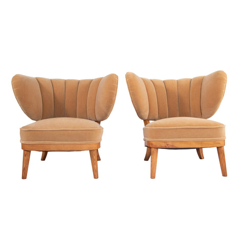 #584 Pair of Lounge Chairs by Otto Schulz