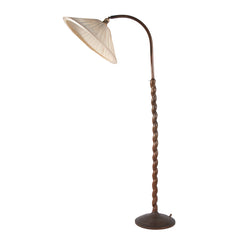 #650 Adjustable Floor Lamp in Copper