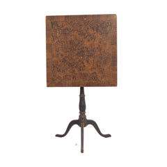 #653 Pedestal Table with Faux Painted top
