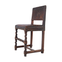 #812 Baroque Chair in Original Leather