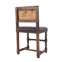 #812 Baroque Chair in Original Leather