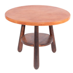 #845 Coffee Table with Leather top by Otto Faerge
