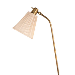 #869 Floor Lamp in Wood and Brass by Bertil Brisborg