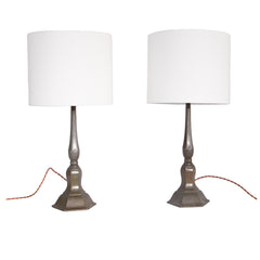 #90 Pair of Just Andersen Lamps