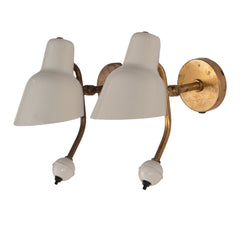 #924 Pair of Sconces by Bertil Brisborg
