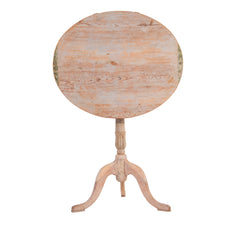 #935 Gustavian Pedestal Table