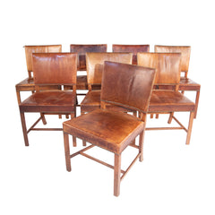 #983 Set of 8 Dining Chairs by Frits Hansen