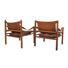 #107 Pair of Safari Chairs by Arne Norell
