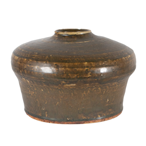 #1129 Stoneware Vase by Kirsten Weeke