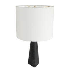 #113 Table lamp in Leather by Lisa Johnasson Pape