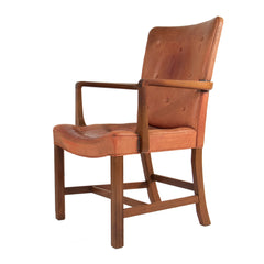 #125 Armchair in Leather by Kaare Klint